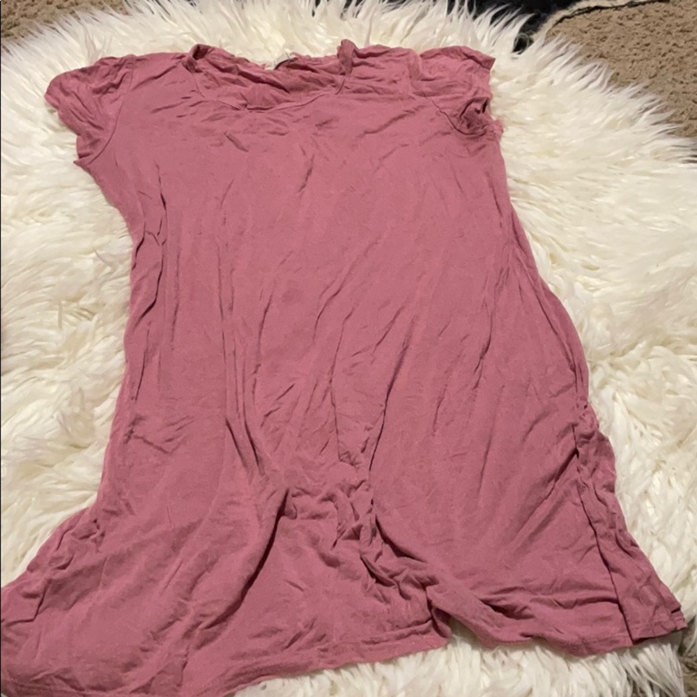 Pink long shirt/dress